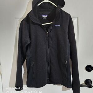 Patagonia Black Hooded Full Zip Performance Better Sweater